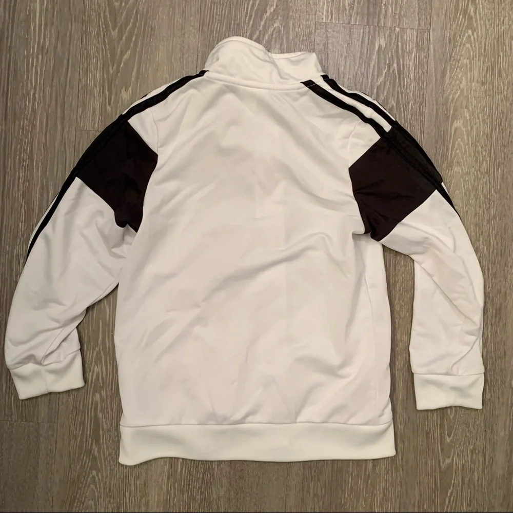 Adidas Full Zip Track Jacket Unisex Youth Size 7‎